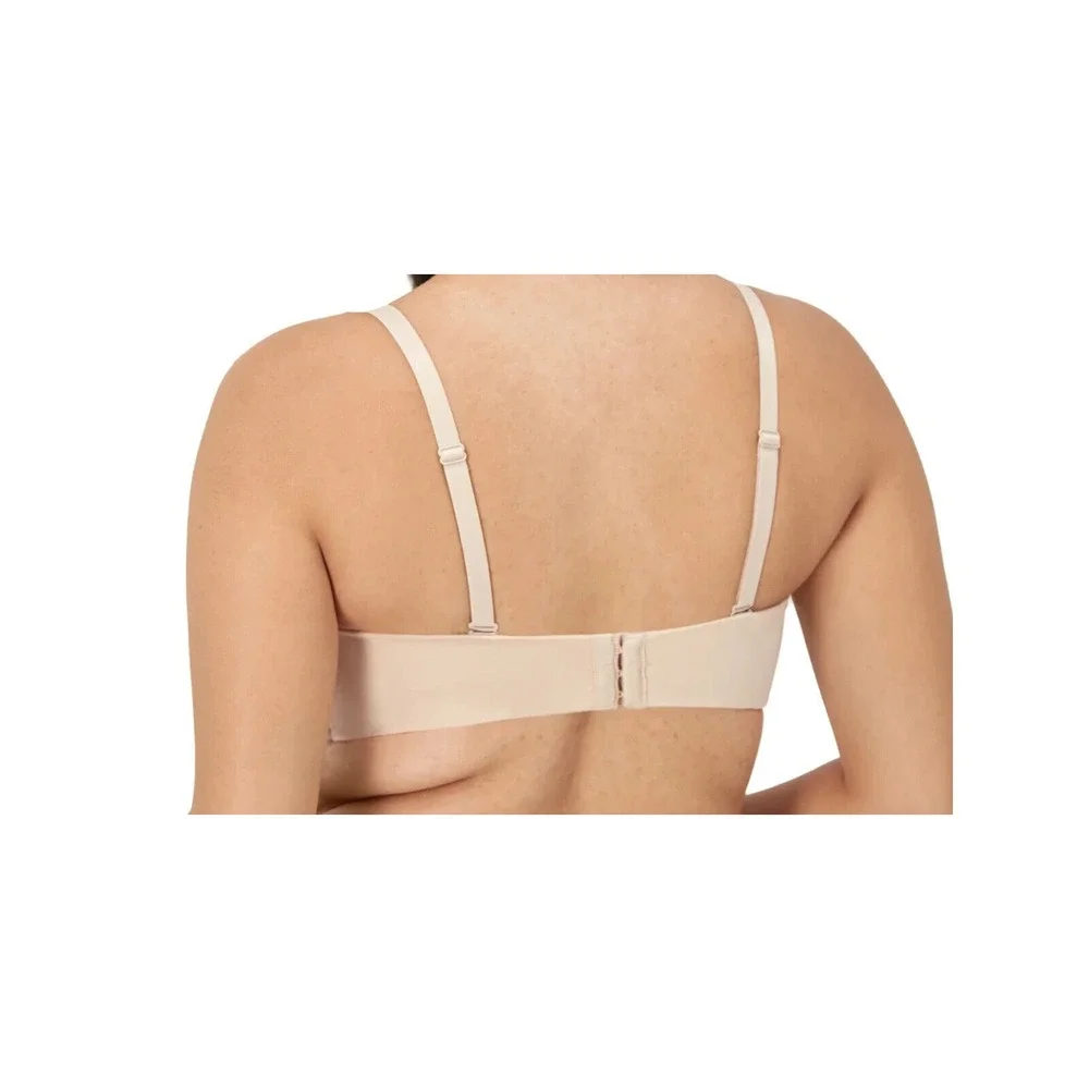 Maidenform Strapless Bra Strapless Bra 38DDD Nude Beige Convertible‎ Formal Prom
